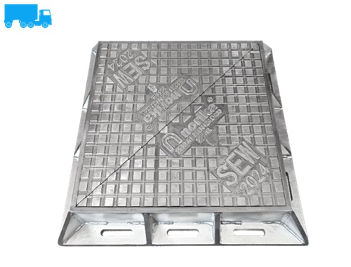 Stainless Steel Heavy Duty Double Triangular Manhole Cover & Frame